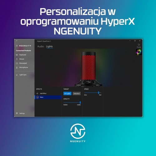 HyperX QuadCast 2 – mikrofon USB (czarny)-23011281
