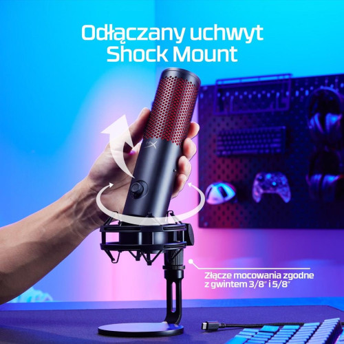 HyperX QuadCast 2 – mikrofon USB (czarny)-23011282