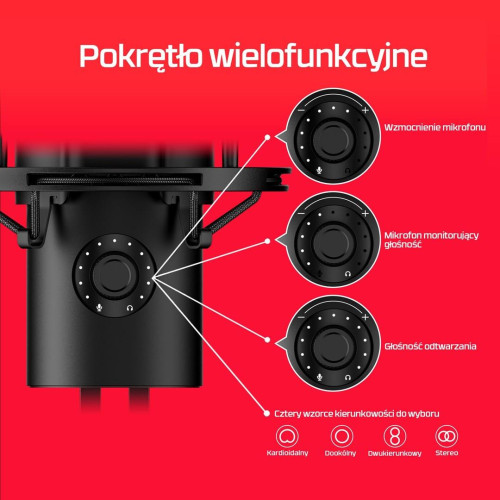 HyperX QuadCast 2 – mikrofon USB (czarny)-23011284