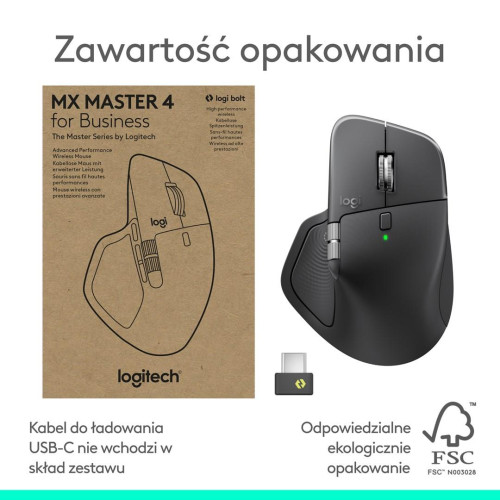 Logitech MX Master 4 for Business - Graphite-23011400