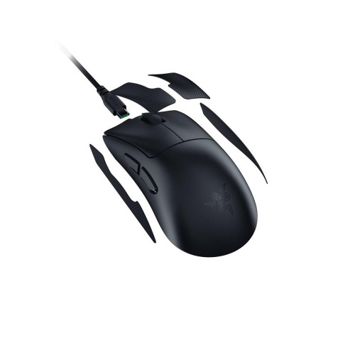 Razer DeathAdder V4 Pro myszka Gaming Po prawej stronie RF Wireless + USB Type-A Optyczny 45000 DPI-23011484
