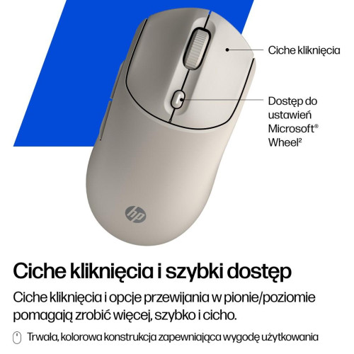 Mysz HP 400 Quiet Black Wireless Mouse bezprzewodowa czarna AZ7B2AA-23011633