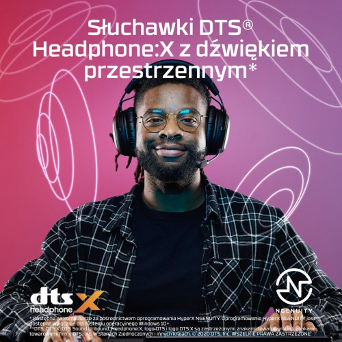 HyperX Cloud III Wireless – bezprzewodowy zestaw słuchawkowy do gier (czarno-czerwony)-23011795