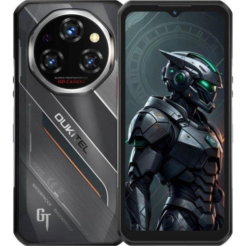 Oukitel WP62 6,58" Smartphone Dual SIM Android 15 5G USB Type-C 8 GB 256 GB 11000 mAh Czarny