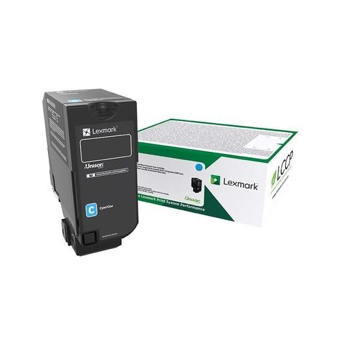 Lexmark 75B20C0 kaseta z tonerem 1 szt. Oryginalny Cyjan
