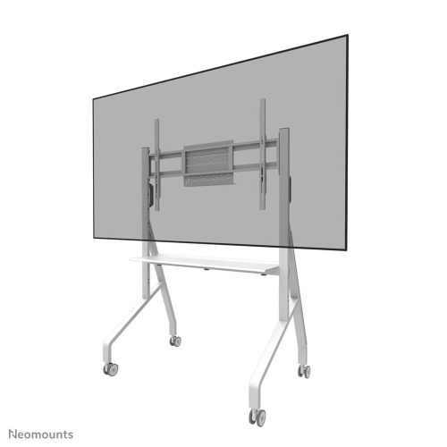 Neomounts FL50-525WH1 Stojak na kółkach do telewizora 139,7 cm (55") - 215,9 cm (85") z regulowaną wysokością Biały