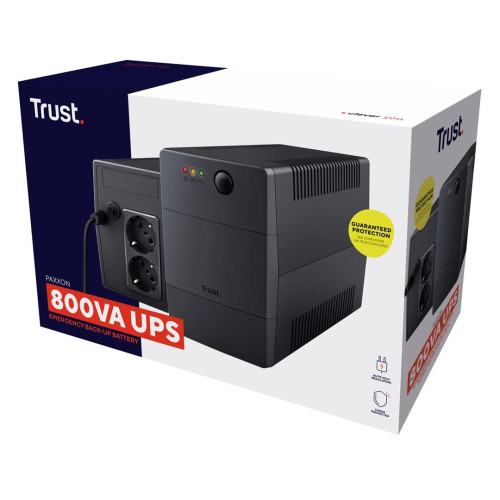 Trust Paxxon zasilacz UPS 0,8 kVA 480 W 2 x gniazdo sieciowe-23033979
