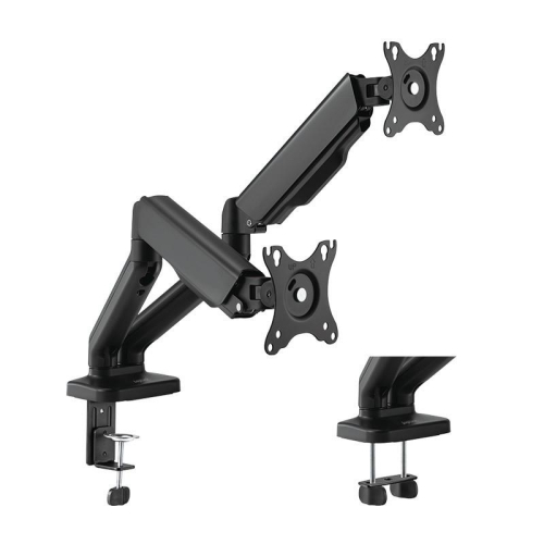 Uchwyt na 2 monitory, 17-32 cali, max 9kg na ramie-23036296