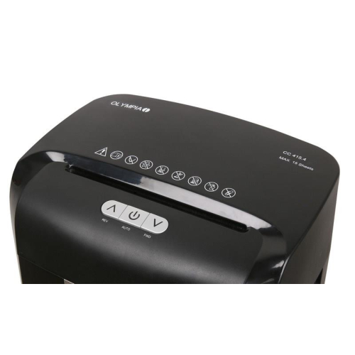 Olympia CC 415.4 niszczarka Rozdrabnianie krzyżowe 65 dB 22 cm Czarny-23048929