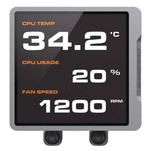 COUGAR CGR-PSDVPRGB-B-240 Procesor Chłodnica cieczy all-in-one 12 cm Czarny-23049617