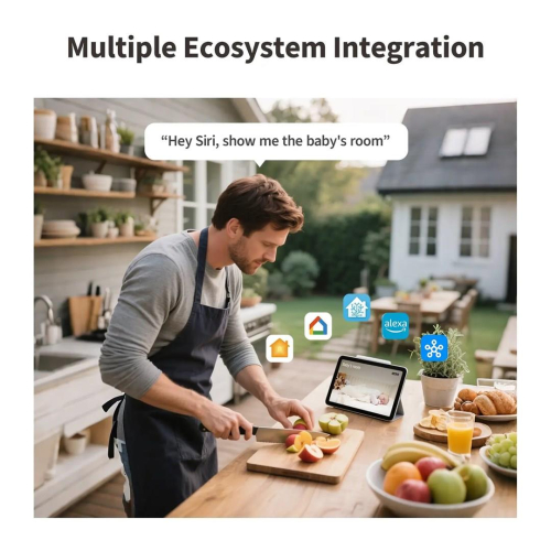 Aqara G100 Sześcian Kamera bezpieczeństwa IP Wewnętrz i na wolnym powietrzu 2304 x 1296 px Sufit / Ściana-23050421