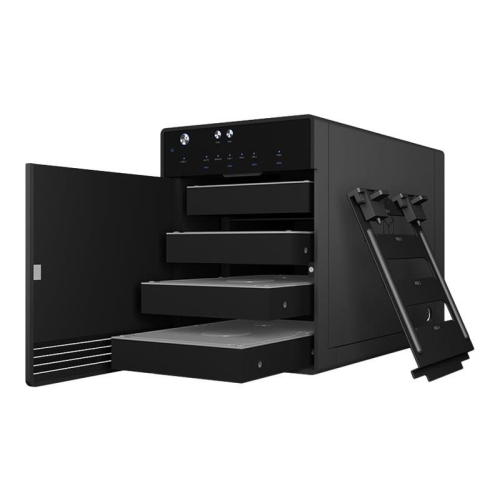 ICY BOX IB-3740-C31 Obudowa HDD/SSD Czarny 2.5/3.5"