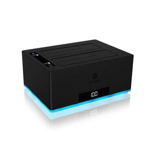 ICY BOX IB-127CL-U3 USB 3.2 Gen 1 (3.1 Gen 1) Type-B Czarny