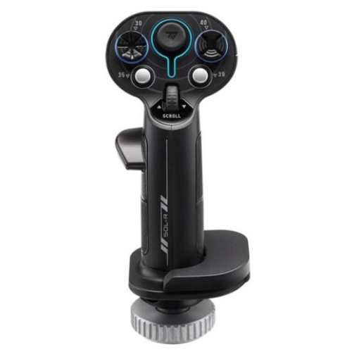 Thrustmaster Sol-R 3 AVA Add-On Grip Czarny USB Drążek sterowniczy Analogowa/Cyfrowa PC