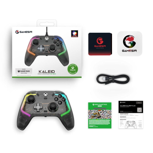 GameSir Kaleid Czarny, Przezroczysty USB Gamepad Analogowa/Cyfrowa Xbox One, Xbox Series S, Xbox Series X-23053471