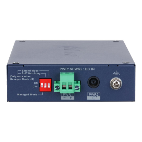 Dahua Technology CHS4106-4ET-60 przełącznik sieciowy Zarządzany L2 Fast Ethernet (10/100) Obsługa PoE Desktop Niebie