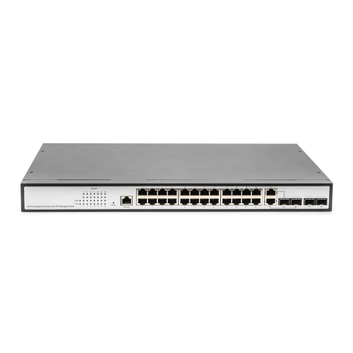 Digitus Przełącznik Gigabit Ethernet Layer 2, 24-portowy, 2x RJ45/SFP-Combo + 2 x porty SFP Uplink-23058133