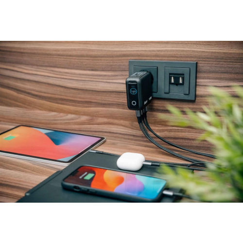 Verbatim 30240 ładowarka do urządzeń przenośnych Uniwersalne Czarny Prąd przemienny Szybkie ładowanie Wewnętrzna-