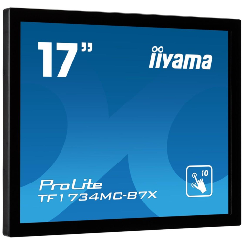 iiyama TF1734MC-B7X monitor komputerowy 43,2 cm (17") 1280 x 1024 px SXGA LED Ekran dotykowy Czarny