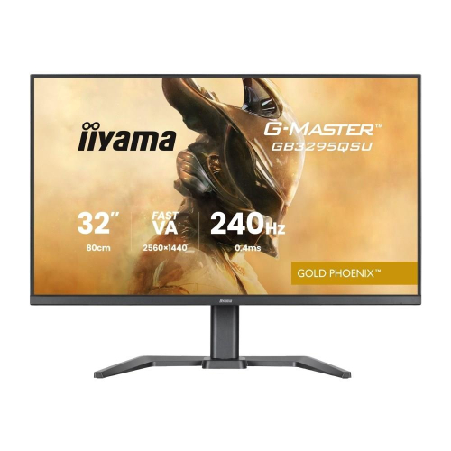 iiyama G-MASTER GB3295QSU-B1 monitor komputerowy 80 cm (31.5") 2560 x 1440 px Quad HD LED Czarny