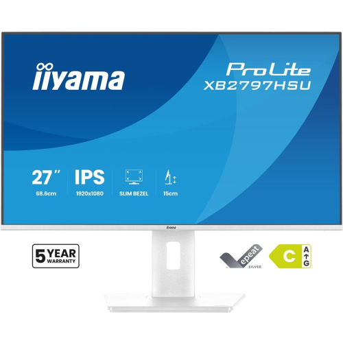 iiyama ProLite XB2797HSU-W1 monitor komputerowy 68,6 cm (27