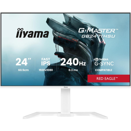 iiyama G-MASTER GB2471HSU-W1 monitor komputerowy 60,5 cm (23.8