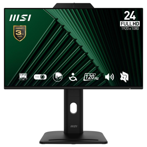 MSI Pro MP242PMGDE monitor komputerowy 60,5 cm (23.8") 1920 x 1080 px Full HD LCD Czarny
