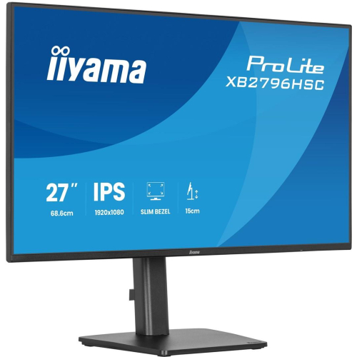 iiyama ProLite XB2796HSC-B1 monitor komputerowy 68,6 cm (27") 1920 x 1080 px Full HD LED Czarny