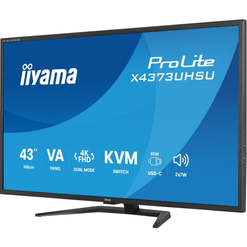 iiyama ProLite X4373UHSU-B2 monitor komputerowy 108 cm (42.5