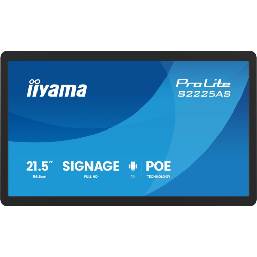 iiyama ProLite S2225AS-B1P Płaski panel Digital Signage 54,6 cm (21.5