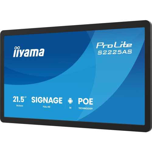 iiyama ProLite S2225AS-B1P Płaski panel Digital Signage 54,6 cm (21.5