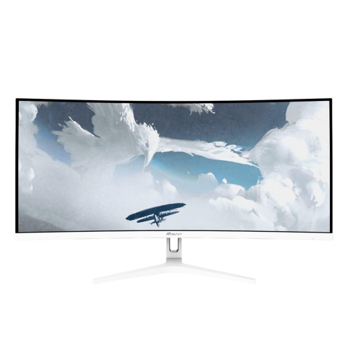 Arozzi Nova 34” Curved monitor komputerowy 86,4 cm (34") 3440 x 1440 px 4K Ultra HD LED Biały
