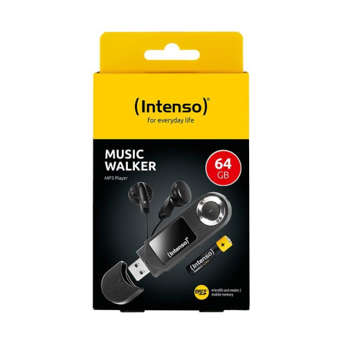 Intenso 3601490 odtwarzacz MP3/MP4 64 GB Czarny-23067358