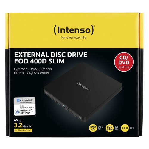 Intenso EOD 400D Slim dysk optyczny DVD Super Multi DL Czarny-23068903