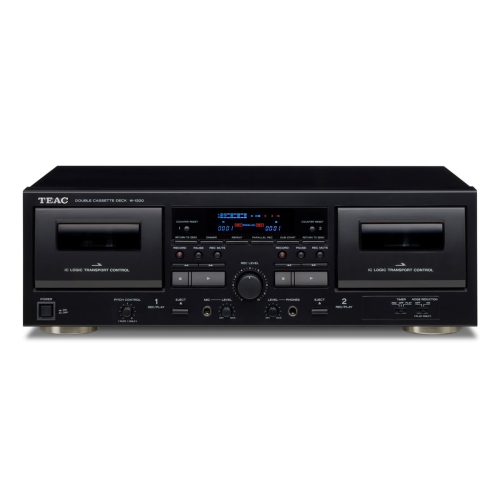 TEAC W-1200 Magnetofon 2 płyt(y) Czarny