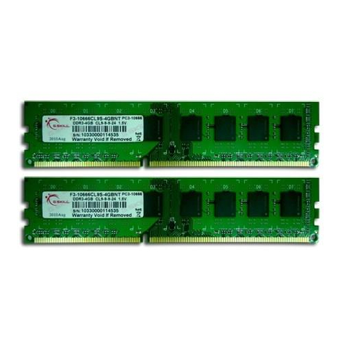 G.Skill 8GB DDR3 DIMM moduł pamięci 2 x 4 GB 240-pin DIMM