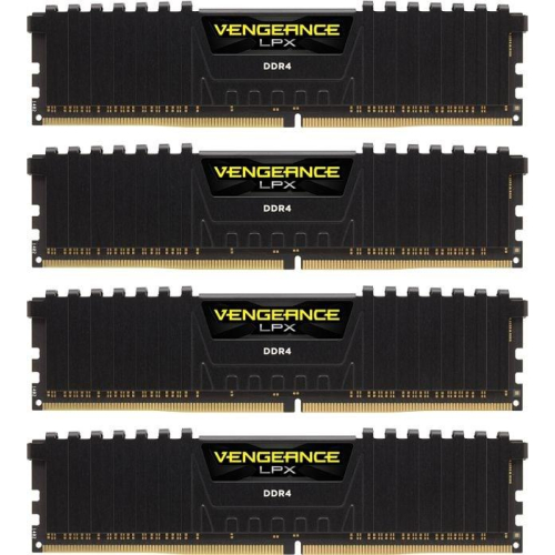 DDR4 64GB PC 2666 CL16 CORSAIR KIT (4x16GB) Vengeance LPX retail