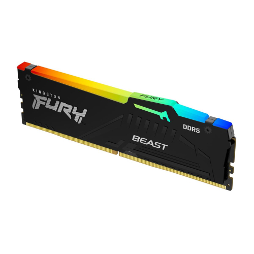 Kingston Technology FURY Beast RGB moduł pamięci 16 GB 1 x 16 GB DDR5 5600 MT/s 288-pin DIMM