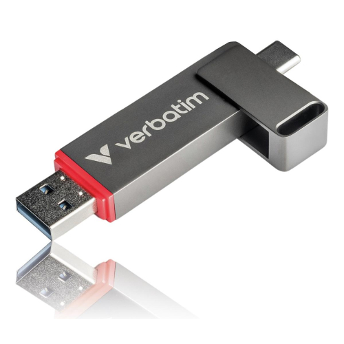 Verbatim Dual QuickStick pamięć USB 512 GB USB Type-A / USB Type-C 3.2 Gen 1 (3.1 Gen 1) Szary-23074108