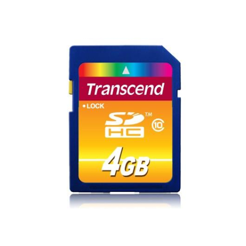 SD Card 4GB Transcend SDHC Class10