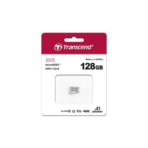 SD microSD Card 128GB Transcend SDXC USD300S-A w/Adapter-23074322