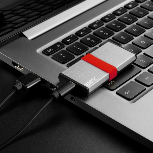 Emtec X205 Mini 256 GB USB Type-C USB 3.2 Gen 2x2 Srebrny-23074326