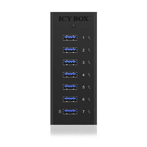 ICY BOX IB-AC618 USB 3.2 Gen 1 (3.1 Gen 1) Type-B 5000 Mbit/s Czarny-23074787