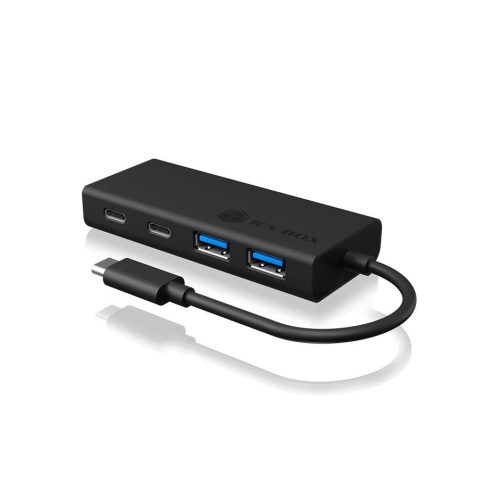 ICY BOX IB-HUB1426-CPD USB 3.2 Gen 1 (3.1 Gen 1) Type-C 5000 Mbit/s Czarny-23074809