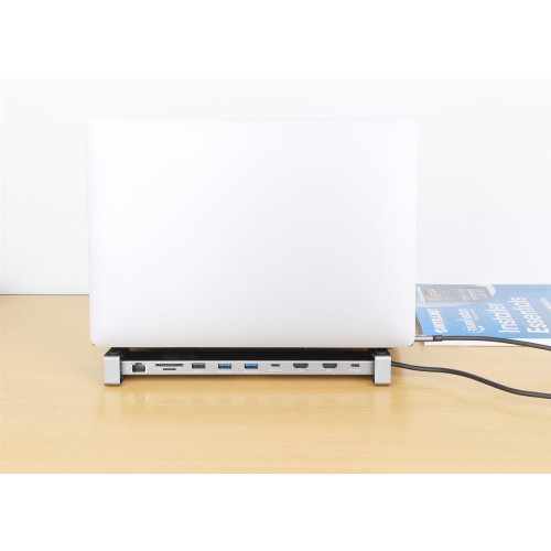 Manhattan 190398 stacja dokująca Przewodowa USB 3.2 Gen 1 (3.1 Gen 1) Type-C Szary-23074854