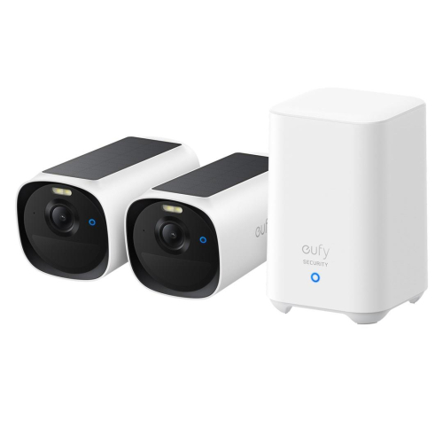 Eufy eufyCam E40 2-Cam Kit + HomeBase S280 Tubowa Kamera bezpieczeństwa IP Zewnętrzna 2688 x 1520 px Ściana