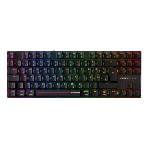 CHERRY MX 8.2 Pro TMR Wireless klawiatura Gaming USB + RF Wireless + Bluetooth QWERTZ Niemiecki Czarny