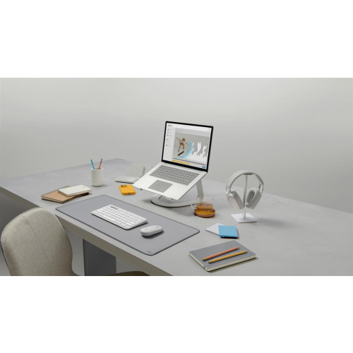 Logitech 920-012204 klawiatura Dołączona myszka Uniwersalne RF Wireless + Bluetooth QWERTZ Niemiecki Biały-23075084