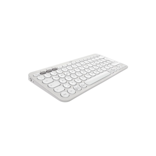 Logitech 920-012204 klawiatura Dołączona myszka Uniwersalne RF Wireless + Bluetooth QWERTZ Niemiecki Biały-23075088