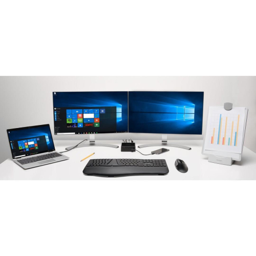 Kensington Bezprzewodowa klawiatura Pro Fit Ergo, z amerykańskim układem klawiszy-23075101